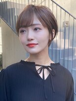 ロビー 表参道(ROBBY)&nbsp;前髪あり/20代30代40代/ひし形レイヤーショートボブ/表参道