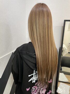 デスト 大宮(DEST) シールエクステ/ハイライトロング/ベージュカラーエクステ[大宮]