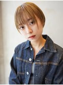 マッシュショート/ショートボブ/丸みショート