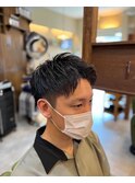アップバングショート