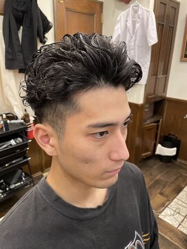 ヒロギンザバーバーショップ 新宿店(HIRO GINZA BARBER SHOP) スパイラルパーマ(理容室/メンズ/barber shop新宿店)