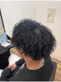 細めツイストスパイラルパーマ