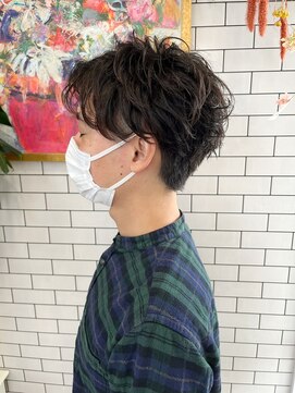 リール(THE RIRE.) ＊THE  RIRE.  メンズショート×パーマスタイル＊