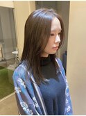 ナチュラルミディアムヘアー/ニュアンスカラー/20代30代40代
