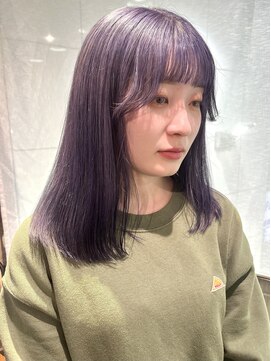 ヘアーアンドメイク ビス(HAIR&MAKE bis) ラベンダーグレー/色落ちグレー/立川美容室【黒田あさみ】