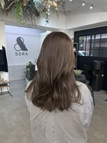 アンド ソラ(＆ SORA) アッシュベージュ/透明感カラー