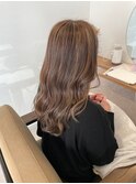透明感抜群外国人風カラー★カット+イルミナカラー+うる艶TR