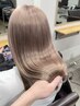 カット＋ケアブリーチ＋カラー＋スプリナージュトリートメント￥18900