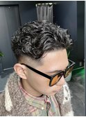 男のオールバック