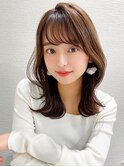 ミディアムひし形ボブ