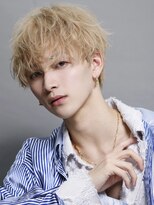 リップス 表参道店(LIPPS)&nbsp;【ブリーチカラー】ホワイトブロンド ラウンドマッシュ