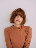 Azule/ブラウン/ゆるふわボブ