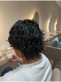 スペインカールウェットニュアンスパーマ