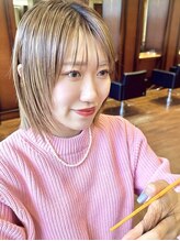 【岩崎 楓 】骨格・髪質を見極めた似合わせカットでどの角度から見られてもオトナ美人顔に♪