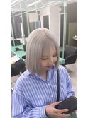 ホワイトベージュ［髪質改善/ブリーチ/ダブルカラー/溝の口］