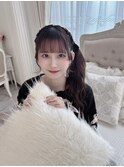 ぬるべあ　立花陽菜ちゃん　あみかちゅサイドポニーしました♪