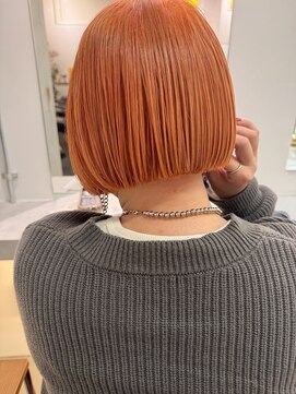 オーイット(ooit) *アプリコットオレンジ×切りっぱなしボブ*