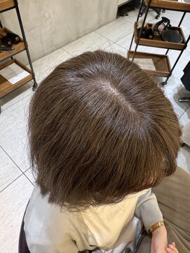 インプレッション(impression produced by LA’BO) 【札幌/impression佐藤】白髪ぼかし/柔らかグレージュカラー