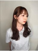 【小顔カット美髪レイヤーオリーブベージュ髪艶/20代30代40代】