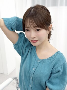 アマトウキョウスマートサロン(AMA TOKYO×Smart Salon) くびれレイヤー/顔まわりカット/レイヤーカット/小顔ヘア