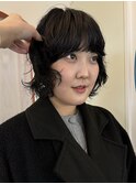 ミディアムボブパーマ