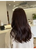 ゆる巻き×brown color