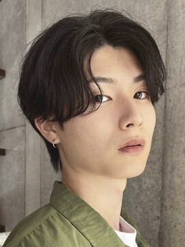 フィフス 渋谷(fifth) ニュアンスパーマセンターパートメンズカットメンズパーマ渋谷