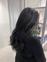 ロテ(LOTE.)&nbsp;着物ヘア/大人ガーリー/ダークアッシュ/似合わせカット/一宮