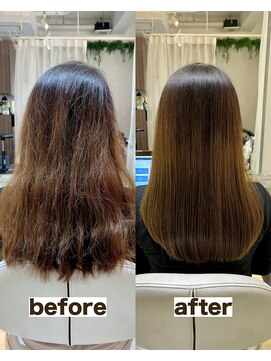 シゲ 自由が丘店(SHIGE) 乾かすだけでまとまる地毛風髪質改善ストレート40代50代縮毛矯正