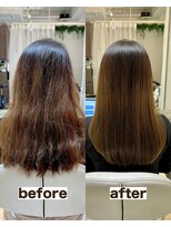 シゲ 自由が丘店(SHIGE) 乾かすだけでまとまる地毛風髪質改善ストレート40代50代縮毛矯正
