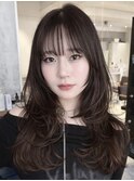レイヤーカット/レイヤー/秋カラー/髪質改善/韓国レイヤー