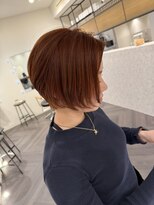 コスアンドコウ 横浜山下(Cos&Co.)&nbsp;short bob × orange