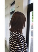 髪質改善透明感ミディアムレイヤー【大阪/梅田/中津】