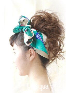 パスクア パスクア＊サマーカジュアルお団子スタイル