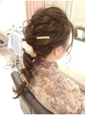 ふんわり編みおろしスタイル