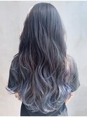 グラデーションロング_フリンジウェーブセシルカット_ba301863