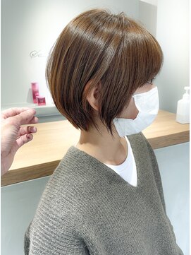 サロンドミルク 新百合ヶ丘店(salon de MiLK) つるっと大人可愛いショート［新百合ヶ丘］