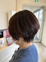 ラシェンテ リセ 西宮北口(La Sente Lycee) 10代20代30代40代オススメスタイル小顔マニッシュショートボブ