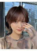 ウザバング　小顔補正立体カット　こなれヘア　おおばたける