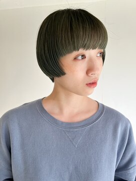 メモリーズ 銀座(Memories) 抜け感ショート/耳掛けショート/ハイトーンショート