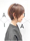 大人可愛い丸みショート20代30代40代50代