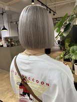 メリー オオサカ(Merly Osaka)&nbsp;ツルン&ツヤんとしてて可愛いアッシュボブ_white ash_