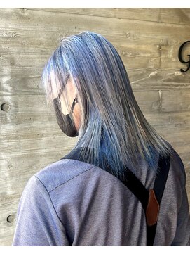 マリン(Marine) 20代30代デザインカラーインナーカラーハイライト