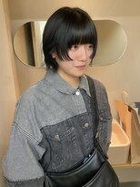 パークレーン アイス イヴェン(park lane ICI yeven)&nbsp;ぷつっと顔まわり姫カットで個性的に！