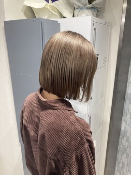 グラッジ 池袋(GLADGE) ボブxベージュ