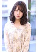 エアリーボブココアブラウンアッシュグレージュ