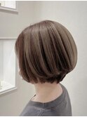 【岡町/ハイライト】3Dカラー/ベージュ