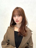 レイヤーミディアムイルミナブラウンマロン透明感10代20代30代