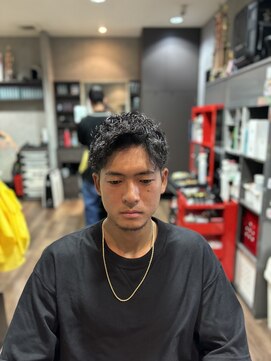 グロウヘアワークス(grow hair works) ツーブロック×ツイストパーマ