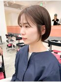 マッシュショート×透明感カラーN41